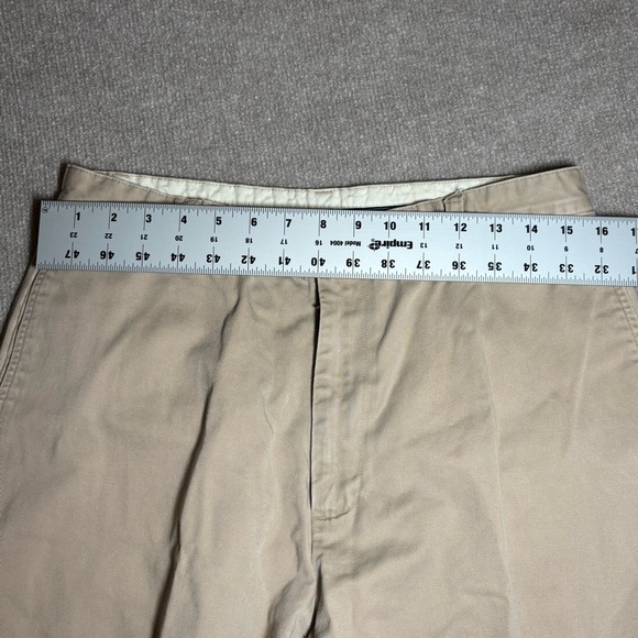 Polo Ralph Lauren Polo Chino Pants Khaki 34x34 100% Cotton - Picture 7 of 16